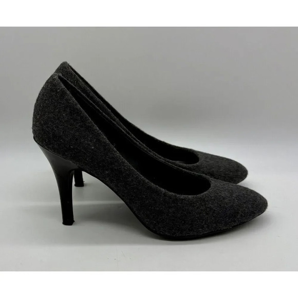 Fioni Heels Dark Gray Fabric Stiletto Women’s‎ Size 9 Sexy 71572-19 See Notes - Picture 2 of 11